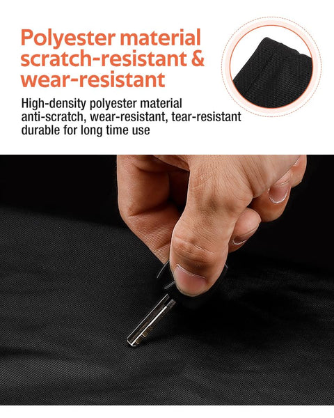 2-Piece Bike Cover for Handlebar,Easy to Install and disassemble.2P-Standard / 1P-Large Bicycle Handlebar Cover Waterproof