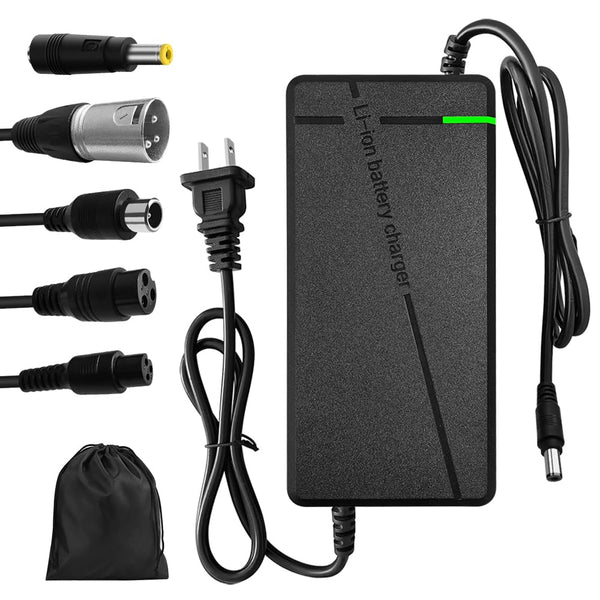 58.8V 3A/5A Charger with 6 Plug Suitable for Various Lithium Batteries, Such as Lawn Mower and Wheelchair Lithium Batteries, etc. (3A-6 Plug)