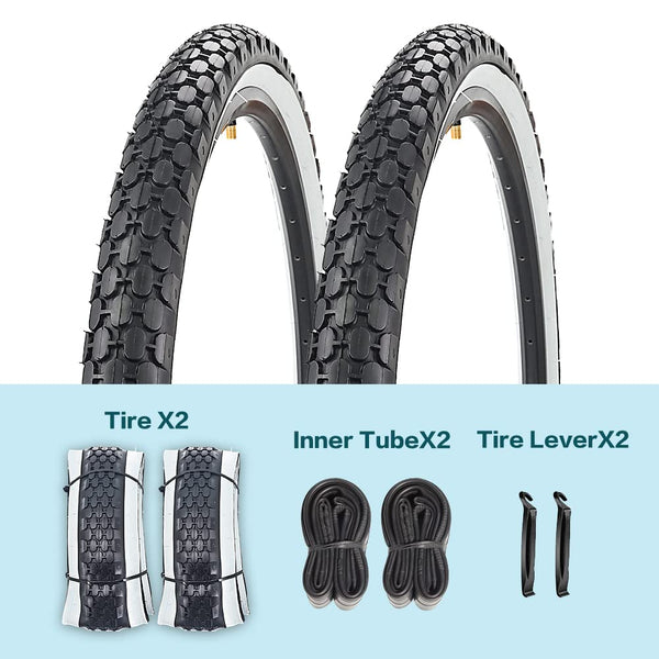 26" Bike Tire 26 x 2.125 Inch Folding Replacement Bicycle Tire for Beach Cruiser Bike
