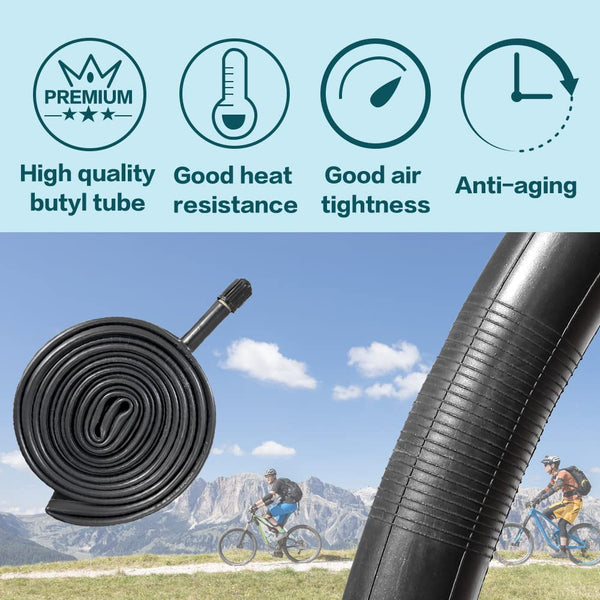 24" Bike Tire 24 x 2.125 Inch Folding Replacement Bicycle Tire for Beach Cruiser Bike