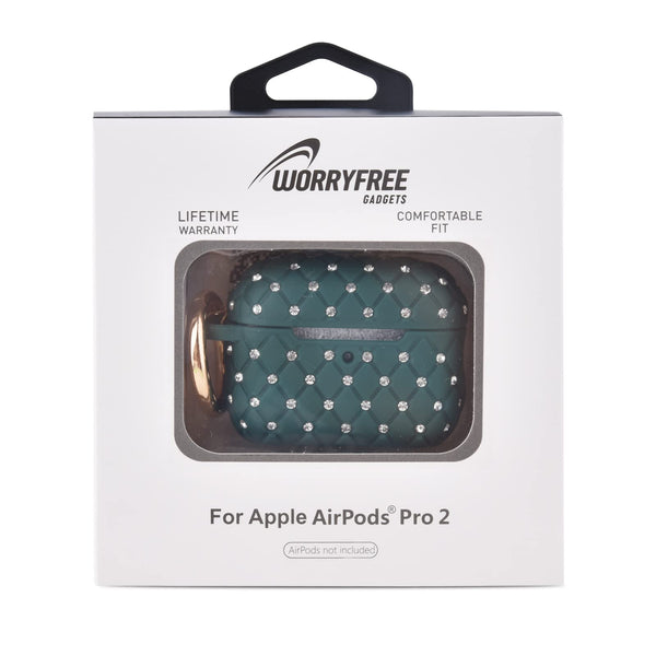 Case Compatible with AirPod Pro 2 Protective Cover with Keychain (503-Green)