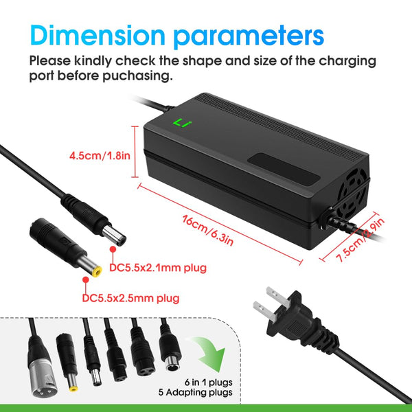 29.4V 3A Charger for All Batteries with a Nominal Voltage of 24V and a Fully Charged Voltage of 29.4V,Including RV,Trailer and Marine Batteries that Meet This Condition