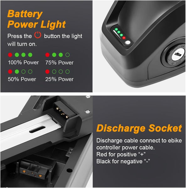YS YOSE POWER 48V14AH Ebike Battery Compatible with Rad Power Electric Bike 48V Electric Bike Battery for RadRunner Plus RadWagon RadMini RadRover 4 (and Older) RadCity 4 (and Older) Replacement