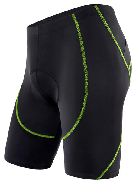 Sportneer Padded Bike Shorts for Men - 4D Padding Mens Bicycle Cycling Biking Clothing Shorts, Breathable and Absorbent