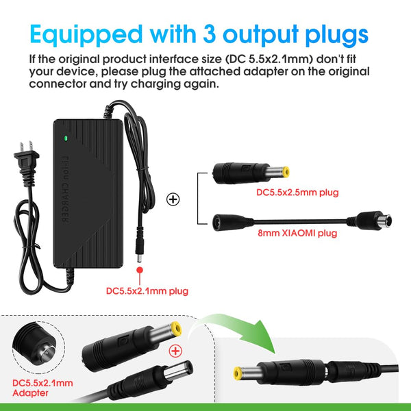54.6V 3A/5A Fast Charger for All Batteries with a Nominal Voltage of 48V and a Fully Charged Voltage of 54.6V,Including RV,Trailer and Marine Batteries that Meet This Condition