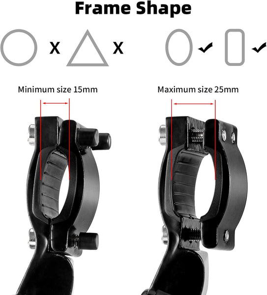 ROCKBROS Bike Kickstand Adjustable Bike Rear Mount Kickstand Bike Side Aluminium Alloy Adults Kick Stand for 22’’-28’’ Inch Mountain Road Bikes