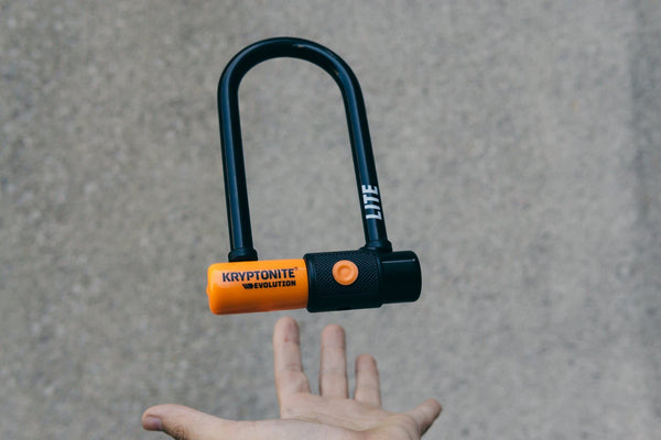 Kryptonite Evolution Standard Bike U-Lock, 4x9 Inch - 14mm Max-Performance Steel Shackle with Double Deadbolt, Includes 3 Keys, Convenient Carry Bracket - High-Security Bicycle Lock, Black, 3.5 lbs