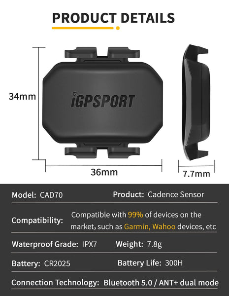 iGPSPORT BSC100S Bicycle/Bike Computer Wireless, 2.6 inch LCD Display Rechargeable Waterproof GPS Cycling Computer - TRIPPER ELECTRIC BIKES