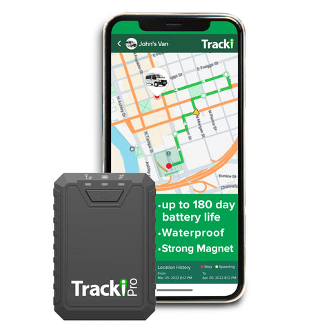 Tracki Pro GPS Tracker for Vehicles, USA made tech. Up to 7 Months Batt. Waterproof Magnetic 4G LTE Long Battery Life 2-7 Month, Unlimited Distance, Subscription Required, Multi Alerts, Hidden Tracker - TRIPPER ELECTRIC BIKES