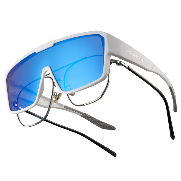 ROCKBROS Sunglasses Over Glasses for Men Women Polarized Fit Over Glasses Sunglasses for Fishing Cycling Driving