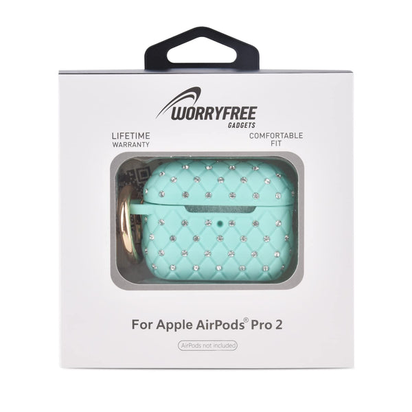 Case Compatible with AirPod Pro 2 Protective Cover with Keychain (503-Green)
