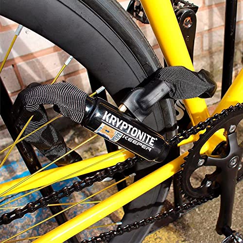 Kryptonite Keeper 785 Bike Chain Lock, 2.8 Feet Long Heavy Duty Anti-Theft Bicycle Chain Lock with Keys for Bike, Motorcycle, Scooter, Bicycle, Door, Gate, Fence - TRIPPER ELECTRIC BIKES