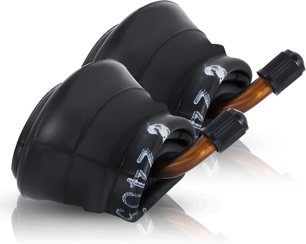 2 set of 6x2" Heavy Duty Inner Tubes with 45° Bent Valve Stem Replacement for Pneumatic Tyre Scooter F0 Pneumatic Wheel Trolley Cart Air Wheel