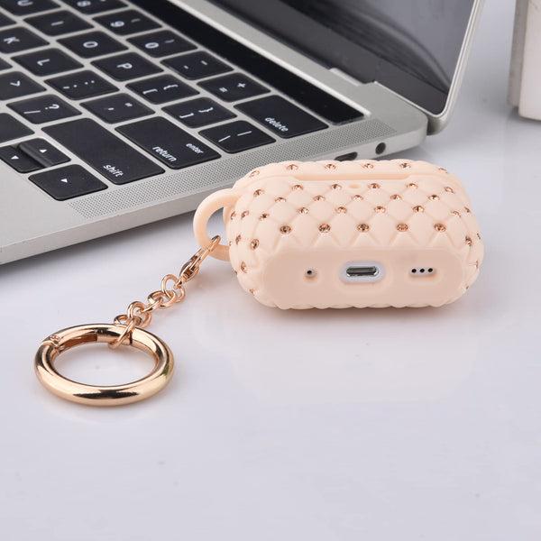 Case Compatible with AirPod Pro 2 Protective Cover with Keychain (503-Green)
