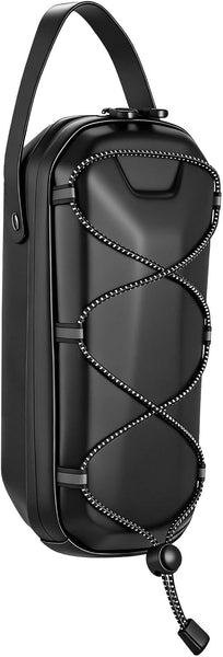 yeesport Electric Scooter Bag 5L, EVA Hard Shell Scooter Handlebar Bag Waterproof, Front Hanging Storage Pouch with Quick Release Bracket, 4 Compartments for Phone Tools E-Bike Folding Bike