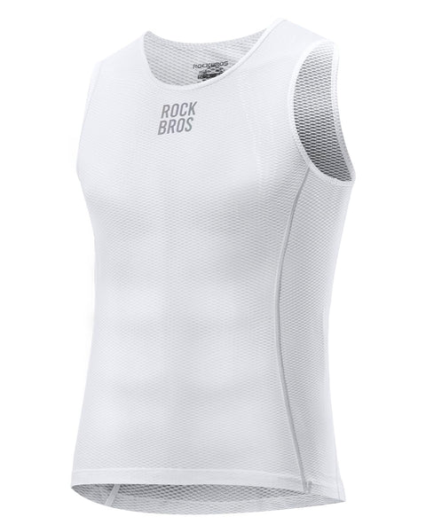 ROCKBROS Men's Sleeveless Cycling Undershirt - Quick Dry Breathable Bicycle Jerseys