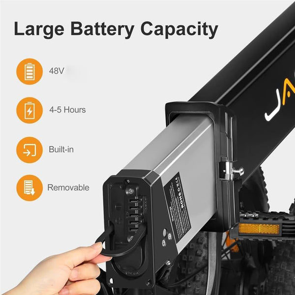 48V 10.4Ah 14Ah Folding Ebike Battery 48 Volt DCH-006 Built in Electric Bike Batteries Replacement for XP2.0 ENGWE EP-2 Pro/ ENGINE Pro Samebike LO26 20LVXD30 Foldable E-Bike Battery (48V14Ah)