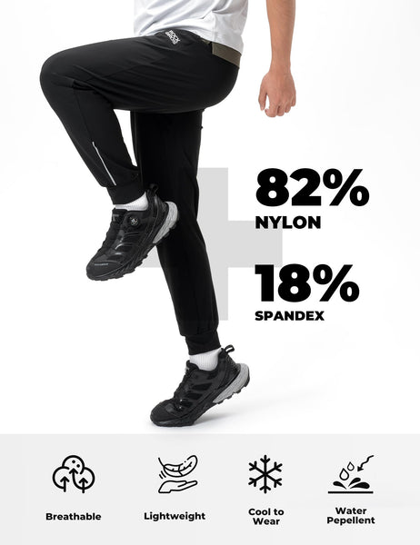 ROCKBROS Summer Cycling Pants for Men Breathable Bike Pants with Pocket Lightweight Road Mountain Biking Pants