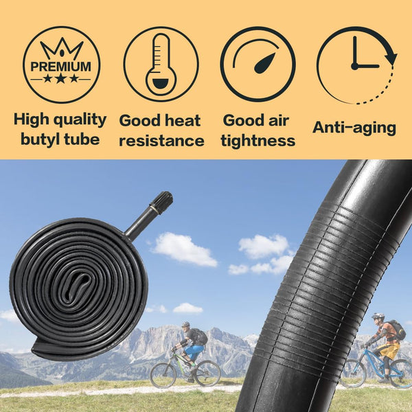 24 X 1.95 Inch Folding Bike Tires with 3mm Anti Puncture Proof Protection for Mountain Bicycles