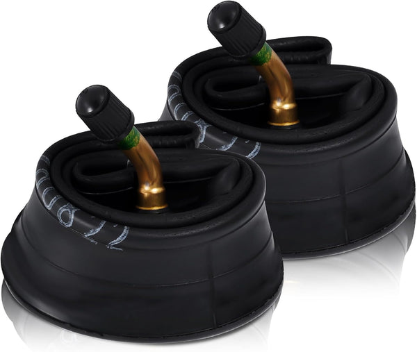 2 Pack of 8x1 1/4 200x45 Inner Tubes with Angled Valve Stem Replacement for A-Bike Folding Bike Jetson Beam Electric Scooter Butyl Rubber