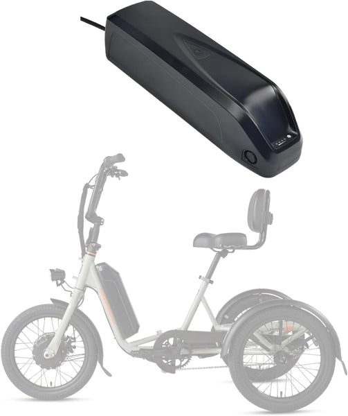 Ebike Battery 48V14Ah 672W External Battery Pack for RadExpand 5 Plus RadWagon RadRunner 2 RadWagon 4 5 RadPower Folding Utility E-Bike Batteries