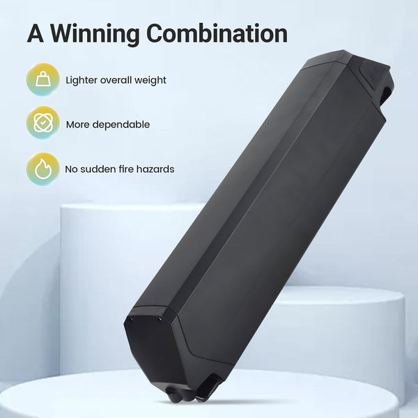 458mm Reention Dorado Replacement Battery Pack 48V 25Ah Fit for GIO Magnum i6 NCM Shengmilo MX03 EBike Batteries and Base Lock