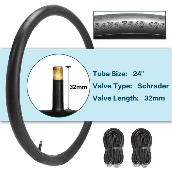 2 Pack Bike Tire 24 26 27.5 X 1.95 27.5 29 X 2.125 Inch Folding Replacement Bike Tire with Tire Levers Foldable Bead Wire Bicycle Tire for Mountain Bike