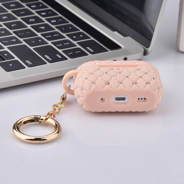 Case Compatible with AirPod Pro 2 Protective Cover with Keychain (503-Green)