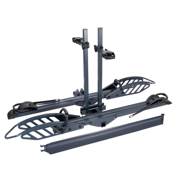 CRAVOT CyberRack EBike Rack for 2 Bike, 200 lbs Capacity Heavy Duty Electric Bike Carrier, 5-inch Fat Tire Bicycle for 2'' Receiver Cars Trucks SUVs Minivans RV, Trailer