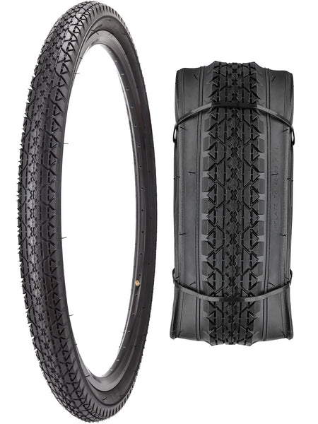 26 Inch Bike Tires 26 X 2.125(57-559) Replacement Tires or Schrader Valve Inner Tubes AV 32mm for Beach Cruiser Bike