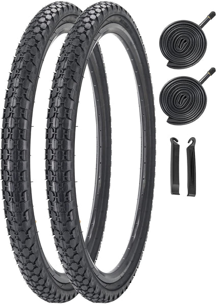 26" Bike Tire 26 x 2.125 Inch Folding Replacement Bicycle Tire for Beach Cruiser Bike