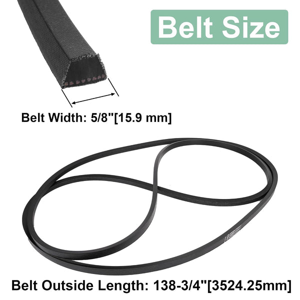 532197242 Mower Deck Belt 48" Replacement Compatible with Poulen, Craftman Lawn Mower Deck Belt Replace 197242