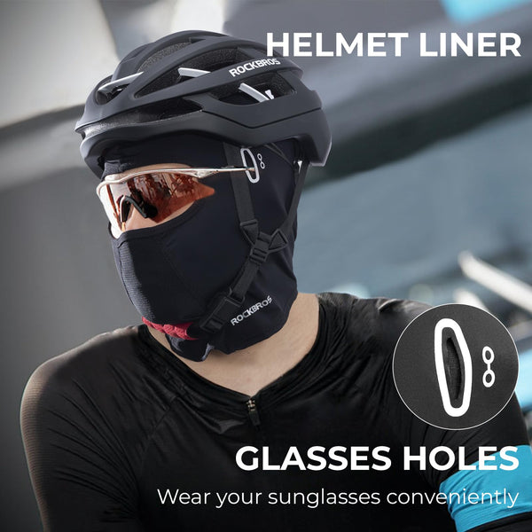 ROCKBROS Cooling Neck Gaiter Ice Silk UV Protection Balaclava