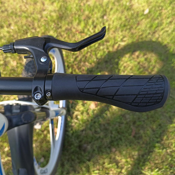 Bike Handlebar Grips, Soft Rubber Grips Anti-Slip for MTB BMX, Black