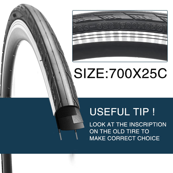 700 X 23C/700 X 25C/700 X 28C/700 X 35C Bike Tire Foldable Replacement Tires for Road Bicycle