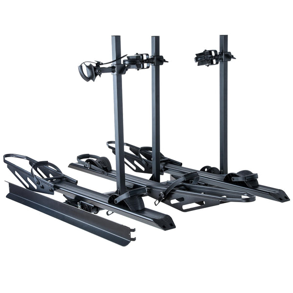 RokRack S One 1-Ebike Rack with Ramp, 100 lbs Capacity, Single Hitch Mount Electric Bike Rack, Fits up to 5" Fat Tire Width and 50" Wheelbase, Ebike Carrier Rack for 2" Receiver for Cars SUVs Vans RVs