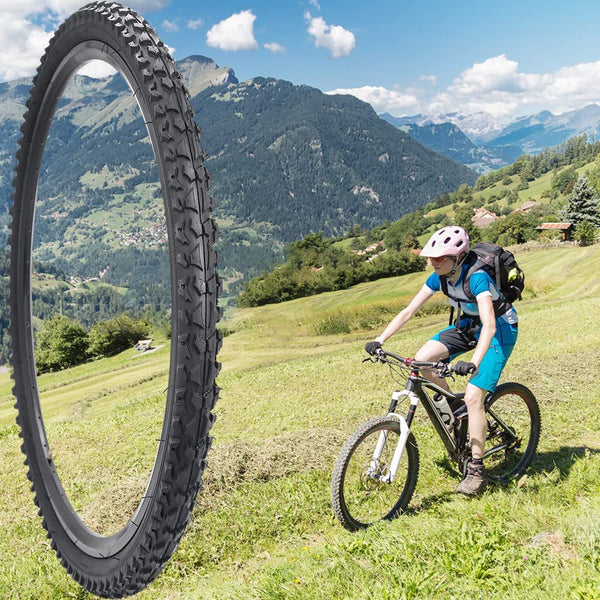 2 Pack 24" / 26"x 2.125" Bike Tire Folding Mountain Bike Replacement Bicycle Tire