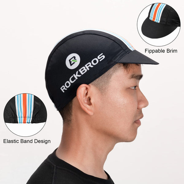 ROCKBROS Men's Cycling Cap Breathable Sun Proof Helmet Liner Hat