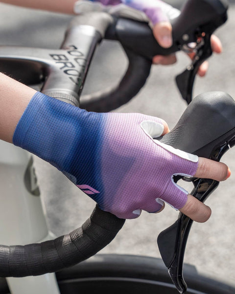 ROCKBROS Cycling Gloves for Women Cycling Fingerless Mountain Bike Gloves Sun Gloves Breathable, Shock-Absorbing, Non-Slip