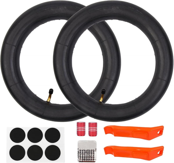12 1/2 x 2 3/4 (12.5 x 2.75) Mini Dirt Bike Inner Tube and Repair Kit Replacement for MX350 MX400 Pocket Mod Dirt Rocket Dune Buggy (2 Pack)