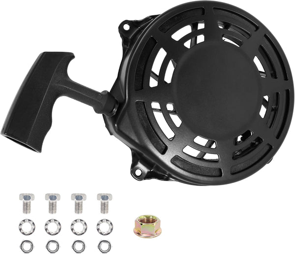 497680 Recoil Starter Compatible with Brigs & Straton Pull Start Assembly, 497680 Rewind Starter Compatible with 6.75 Motor Craftman, Rotary 12368 Lawn Mower Recoil Starter Replace