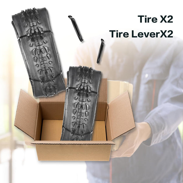 2 Pack 26 X 1.95 Bike Tires 26 X 1.75/1.95/2.125 Replacement Bicycle Tires or Set with Inner Tubes AV 32mm Schrader Valve Suitable for Mountain Beach Cruiser Bike Replacement Tires & Tubes
