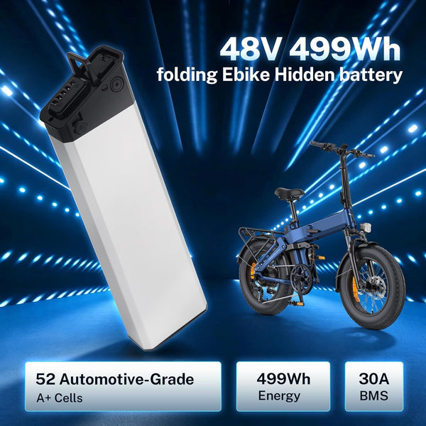48V 14Ah Battery Replacement for Ouxi x8, Jasion X Hunter/Hunter Pro, TotGuard Pioneer, HITWAY BK10, Koolux BK10s, DEEPWER DP-A1 – 500Wh Battery for 500W 750W 1000W