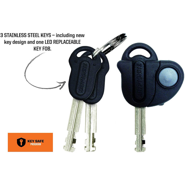 Kryptonite New York Fahgettaboutit Mini Bike U-Lock, Heavy Duty Anti-Theft Bicycle U Lock, 18mm Shackle with Keys, Ultimate Security Lock for Bicycles E-Bikes Scooters | bike-locks