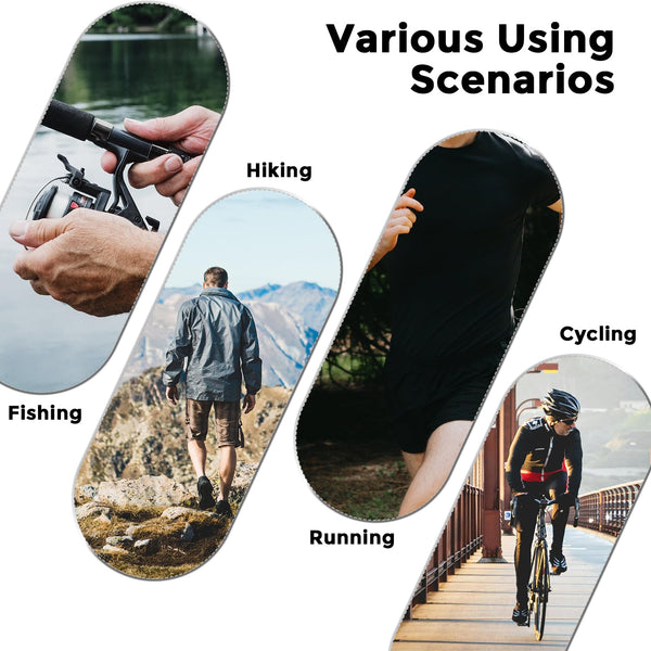 ROCKBROS Cycling Vest for Men Winter Windproof Sleeveless Warm Cycling Jacket with Multiple Pockets Cycling Hiking Running