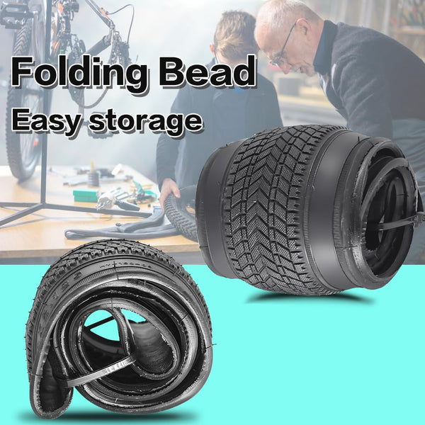 18" Bike Tires 18 X 2.125 and 18 Inch Folding Bicycle Replacement Tire Fit 18x1.75/1.95/2.125 Compatible with BMX Bike RoyalBaby Joystar Bike Road Bicycle Folding Bike