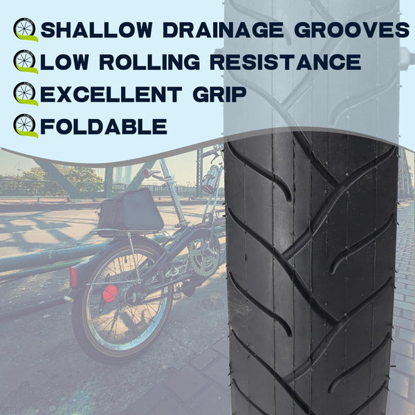 20 x 3.0 inch Fat Bike Tires or with 32mm Schrader Valve Bike Tubes Compatible with Urban Street Mountain Beach Bicycle Tire
