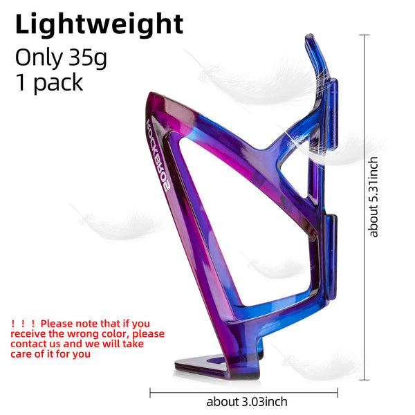 ROCKBROS Bike Water Bottle Holder Ultra-Light Bicycle Bottle Cages with Screws Tool, Universal Bike Cup Holder for Road MTB Mountain Bikes Cycling Accessories（2 Pack） - TRIPPER ELECTRIC BIKES