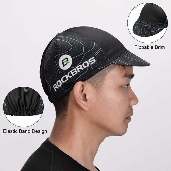 ROCKBROS Men's Cycling Cap Breathable Sun Proof Helmet Liner Hat