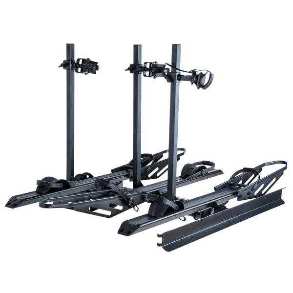 Rockland Foldable 4-Bike Rack, 160 lbs Capacity, Hitch Mount Bike Rack, Fits up to 2.5" Tire Width and 50" Wheelbase, Bike Carrier Rack for 2" Receiver for Cars SUVs Vans RVs